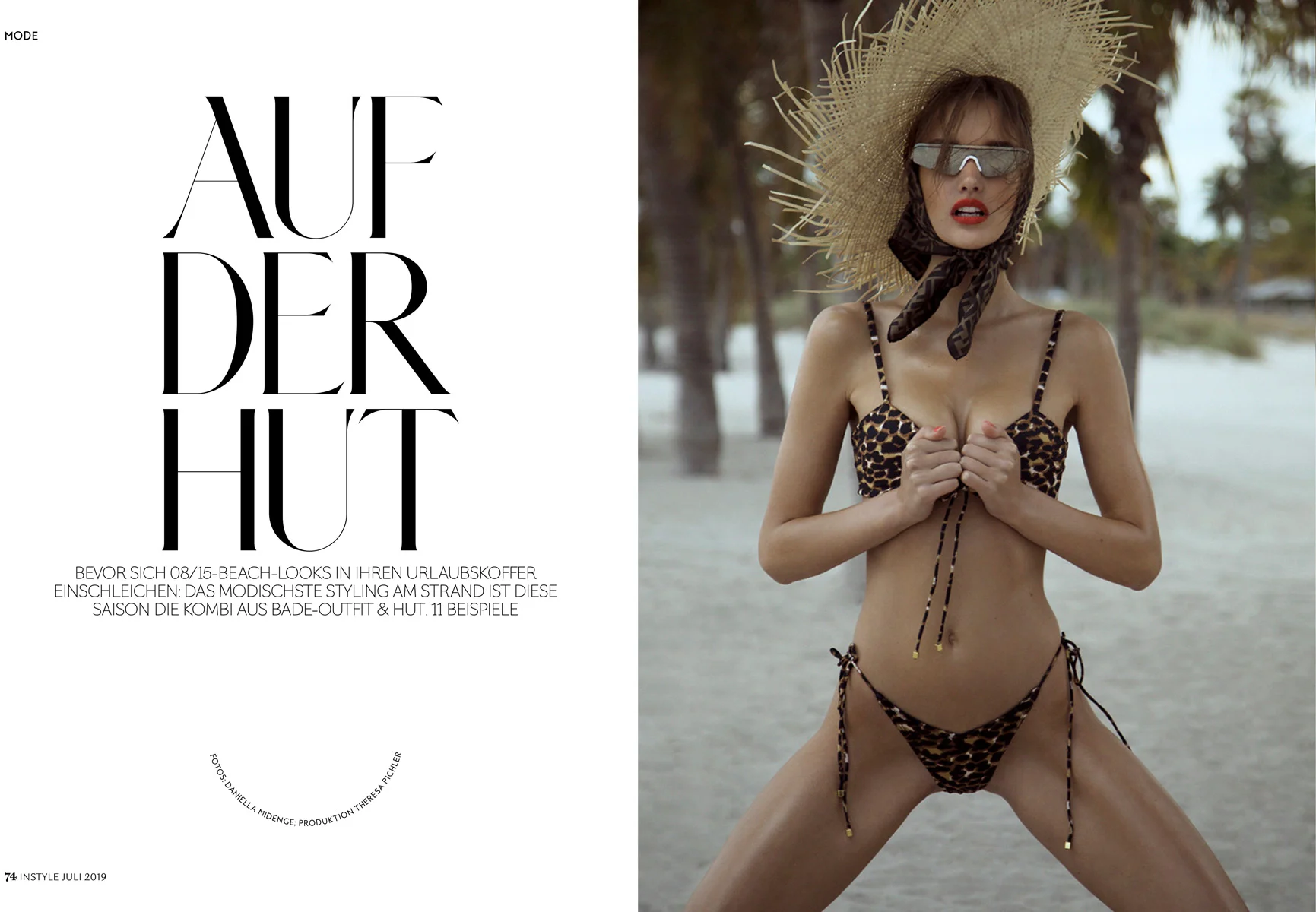 Daniella Midenge Delivers Kinga's Tropical Punch For InStyle